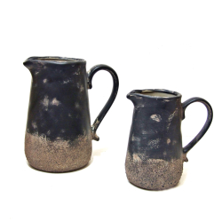 Wazon betonowy / gliniany Dzbanek rustykalny 23cm